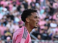 FORT LAUDERDALE, FLORIDA - DECEMBER 06: Ian Fray #17 of Inter Miami CF reacts during the Audi 2025 MLS Cup Final match between Inter Miami CF and Vancouver Whitecaps FC at Chase Stadium on December 06, 2025 in Fort Lauderdale, Florida. Elsa/Getty Images/AFP (Photo by ELSA / GETTY IMAGES NORTH AMERICA / Getty Images via AFP)