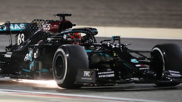 George Russell (Mercedes W11). Bahréin, F1 2020.