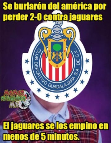 Los Memes no perdonan a Chivas tras perder con Chiapas