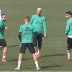 Real Madrid con la confianza de Champions prepara el derbi