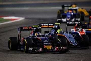 Carlos Sainz y Sergio Perez.