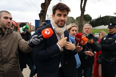 Gerard Piqué llega a los juzgados de Majadahonda para declarar como investigado por su mediación en la Supercopa de España en Arabia Saudí. La jueza pide además a las autoridades de Arabia Saudí que aporten  los depósitos bancarios tanto de Piqué como de Luis Rubiales.