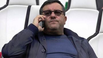 El representante italiano de futbolistas, Mino Raiola.