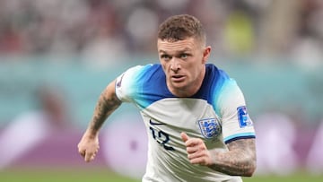 Kieran Trippier, durante el Inglaterra-Irán del Mundial.