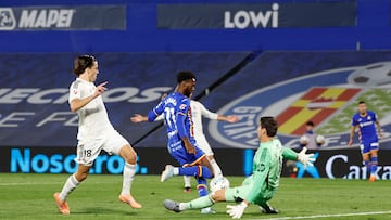 19/10/25 PARTIDO PRIMERA DIVISION GETAFE REAL MADRID
OCASION DEL GETAFE
KAMARA COURTOIS