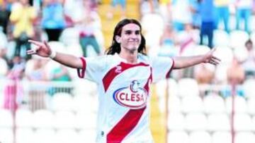 <b>EL PRIMERO. </b>Pacheco fue el primer rayista en marcar en este curso.