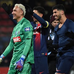 Keylor Navas encuentra su refugio en la Copa de Francia