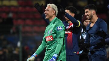 A pesar de que Gianluigi Donnarumma se mantiene como el titular indiscutible en el PSG, el guardameta de Costa Rica suma minutos en la Copa de Francia.