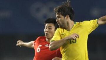 <b>EN PEKÍN. </b> Diego se encuentra disputando los Juegos con Brasil