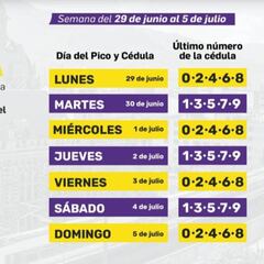 Pico y cédula en Medellín del 29 de junio al 5 de julio: dónde aplica, calendario y dígitos