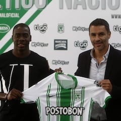 Geisson Perea fue presentado en Atlético Nacional
