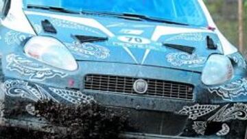 <b>CONVENCIÓ. </b>Aunque Raikkonen acabó volcando su Fiat en Finlandia, también logró buenos tiempos.