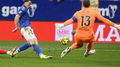 “Orgullo” en el vestuario del Oviedo a pesar de la derrota ante el Atlético