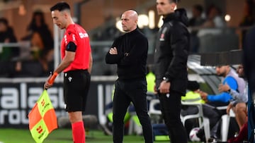 Calero, en el choque ante el CD Leganés.