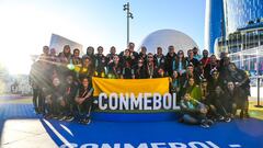 La Selección Colombia visitó el espacio de la Conmebol en Sídney antes de viajar a Perth.