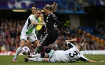 El Wolfsburgo gana 1-0 al Olympique de Lyon la Champions League.