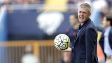 Alcaraz durante el encuentro ante el Villarreal.
