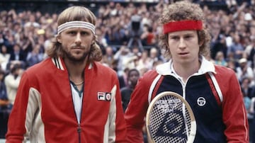 Björn Borj y John McEnroe.