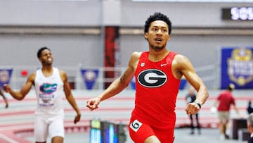 Christopher Morales Williams bate el r¨¦cord del mundo de 400 metros en pista corta