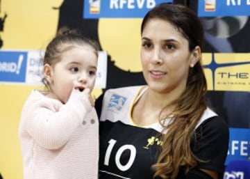 El debut de Daniela Ospina en el voleibol español
