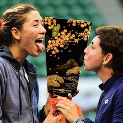 Muguruza: "Le dedicó la victoria a Carla, estoy con ella"