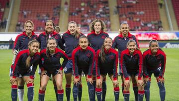 EN LA FOTO:
Photo of the match Guadalajara vs Leon corresponding to day 1 of the Clausura 2019 Women's MX Liga tournament held at the Akron Stadium.
IN THE PHOTO: