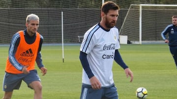 Messi tuvo su primera práctica con Sampaoli en Melbourne