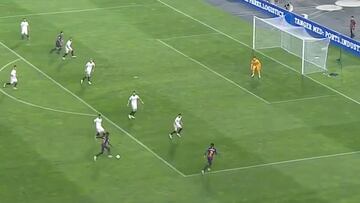 El golazo de Dembélé para el título del Barça en la Supercopa