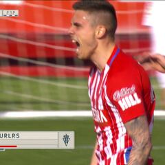 El Pichichi de Segunda inventándose un gol colosal de la más absoluta nada