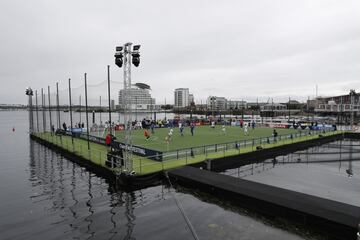 Panorámica de la Fan Zone.