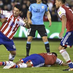 Riveros, baja de Paraguay por lesión frente a Colombia