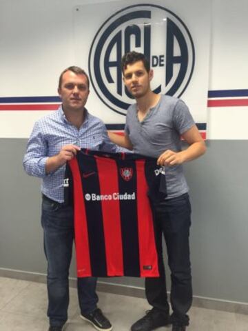 Pedro Franco, defensa de San Lorenzo (ARG)