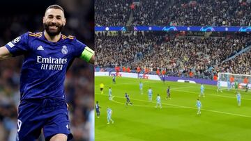 Ha pasado desapercibido: lo que hizo parte del Etihad tras el Panenka de Benzema