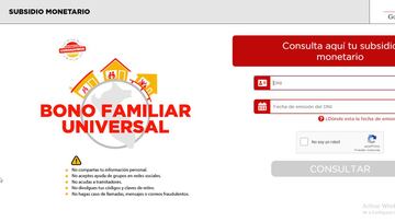 Bono Familiar Universal: ¿cuándo llega el pago a los beneficiarios inscritos?