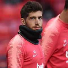 Sergi Roberto participa en el partidillo y apunta al Athletic