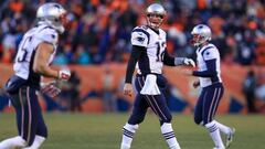 DENVER, CO - DECEMBER 18: Quarterback Tom Brady #12 of the New England Patriots walks off the field after failing to convert a third down in the third quarter of a game against the Denver Broncos at Sports Authority Field at Mile High on December 18, 2016 in Denver, Colorado.   Sean M. Haffey/Getty Images/AFP
 == FOR NEWSPAPERS, INTERNET, TELCOS &amp; TELEVISION USE ONLY ==