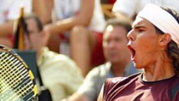 <b>IMPARABLE. </B>Nadal no dio ninguna opción a Clement y metió a España en la final de la Davis.