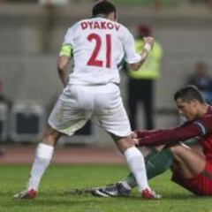 Cristiano falló un penalti y Portugal cae ante Bulgaria