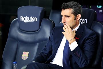 El entrenador del Barcelona Ernesto Valverde. 