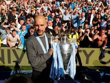 El técnico del Manchester City viene de ganar el triplete del fútbol inglés.