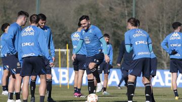 Entrenamiento Deportivo de La Coruña. Lucas Pérez