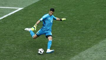 El Kajoui, durante el Portugal-Marruecos