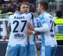 El increíble gol de taco de Immobile a los 95'