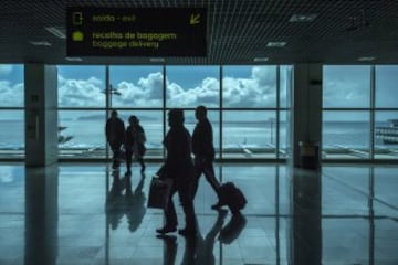 Vista interior del Aeropuerto Internacional de Madeira que a partir del próximo día 29 de marzo llevará el nombre de Cristiano Ronaldo.