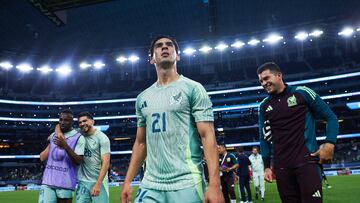 Erick Aguirre of Mexico during the Semifinals match between Panama and Mexico (Mexican National Team) as part of the 2024 Concacaf Nations League, at AT-T Stadium, Arlington, Texas, on March 21, 2024.