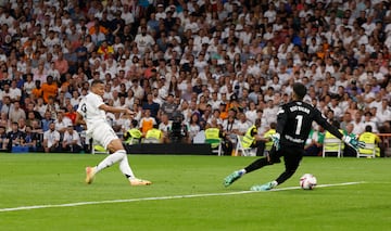 ¡Legó el primer gol de Mbappé in Liga! 1-0