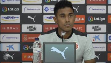 Yoel Bárcenas: "El Girona es un buen club, con un proyecto"