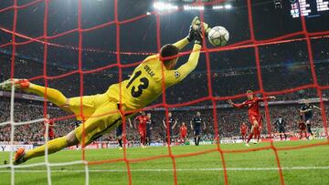 Oblak detuvo en penalti a Müller.