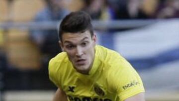 Adrián Marín, en un partido de Liga con el Villarreal.