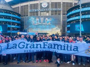 Las peñas madridistas vibran con la gesta del Etihad